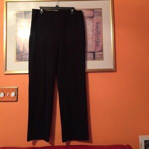 Cato Black Straight-Leg Dress Pants